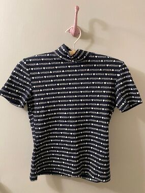 Morgan de Toi Logo-Striped Tee